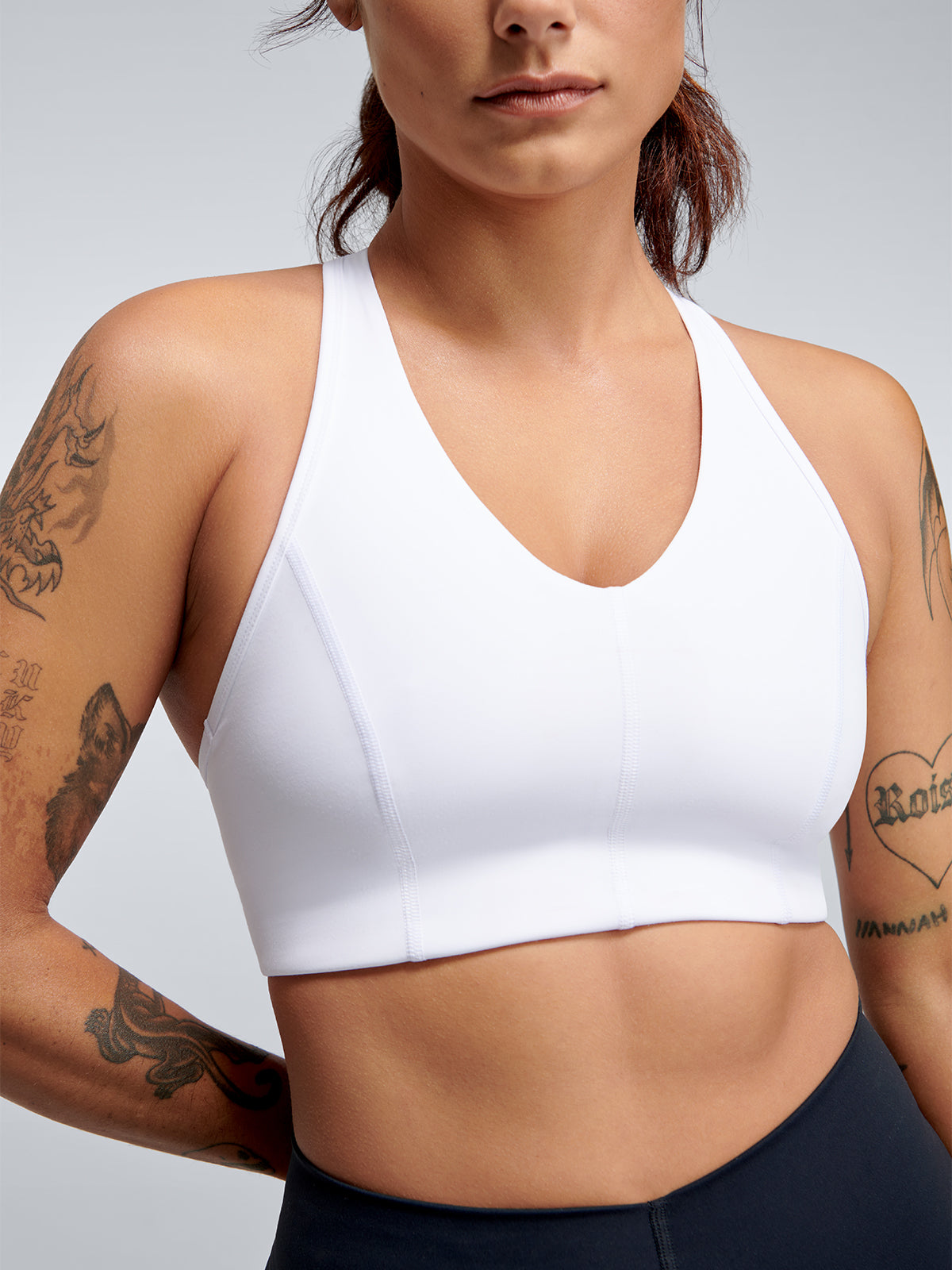 FEMME FATALE RECYCLED Sports Bra White