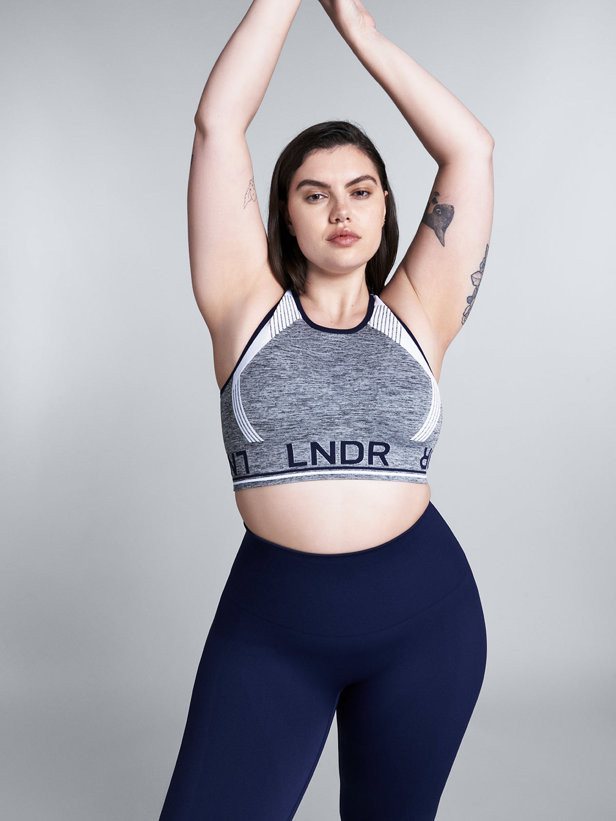 AERO DYNAMIC Sports Bra Grey Marl