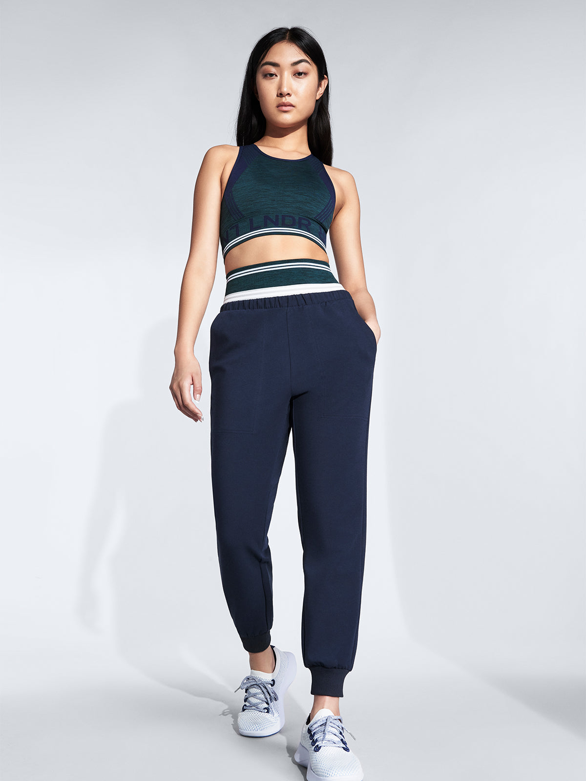 AERO DYNAMIC Sports Bra Dark Green Marl