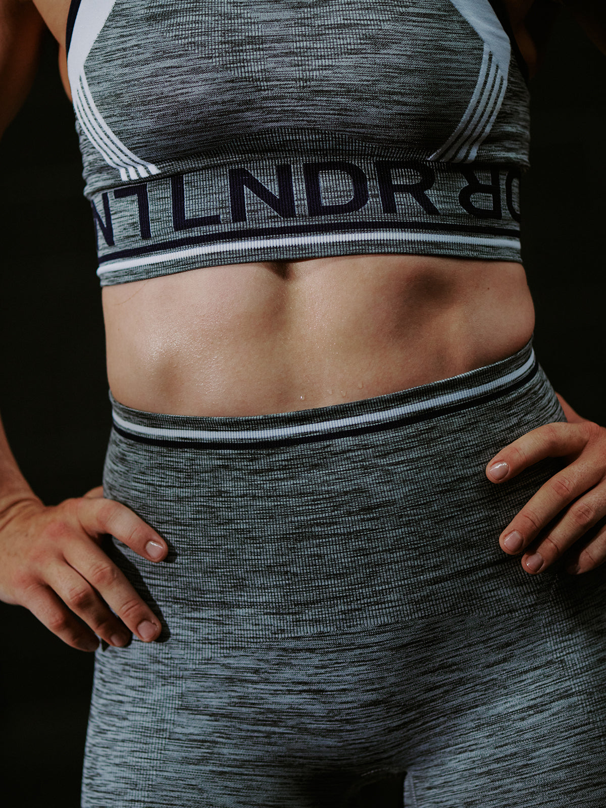 AERO DYNAMIC Sports Bra Grey Marl