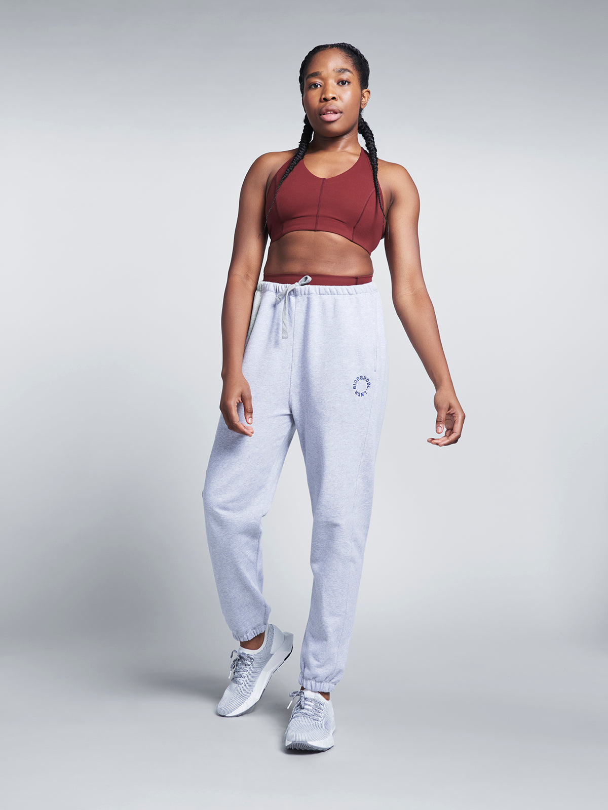 DANNY ZUKO Trackpant Light Grey Marl