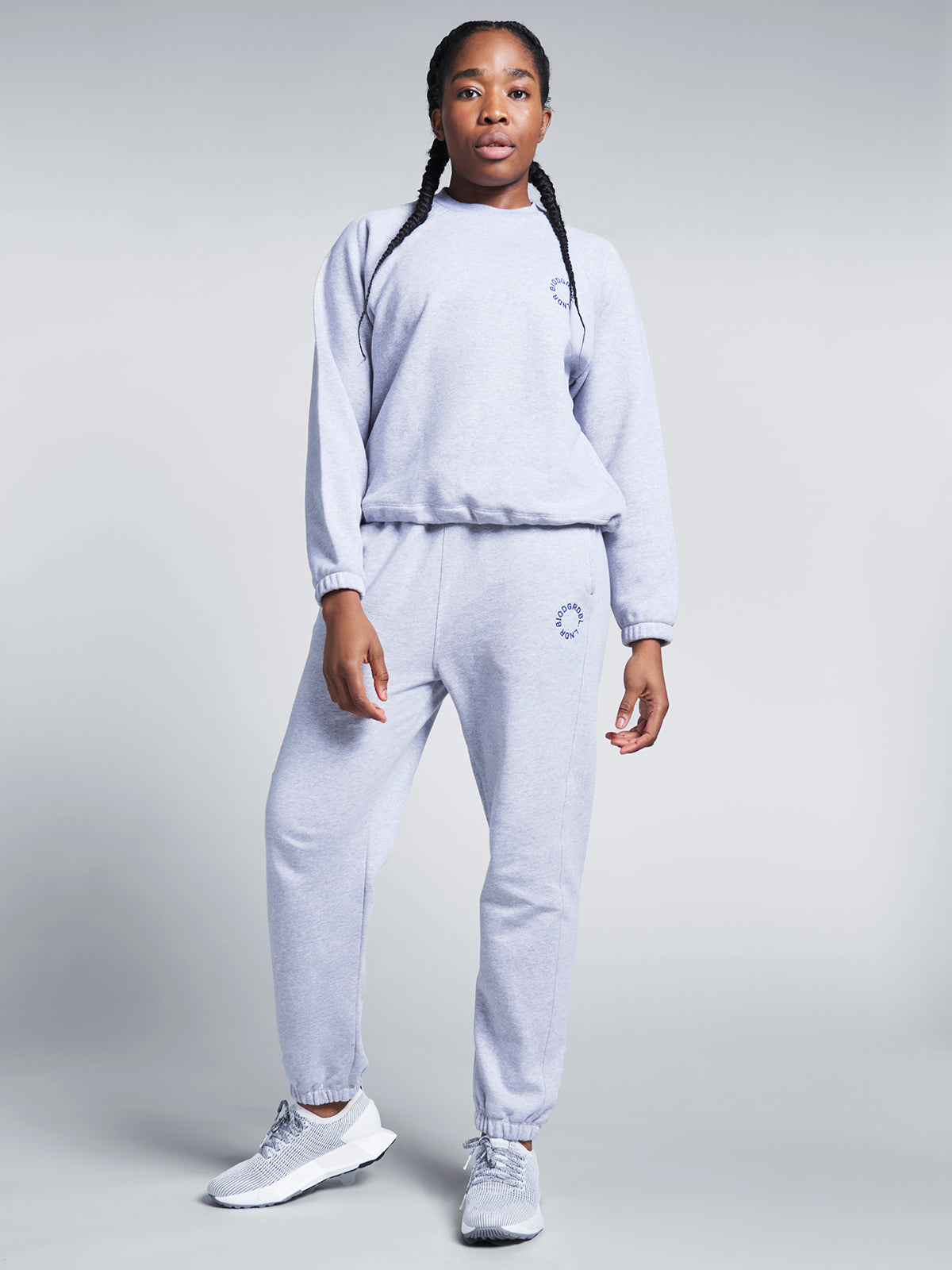 DANNY ZUKO Trackpant Light Grey Marl