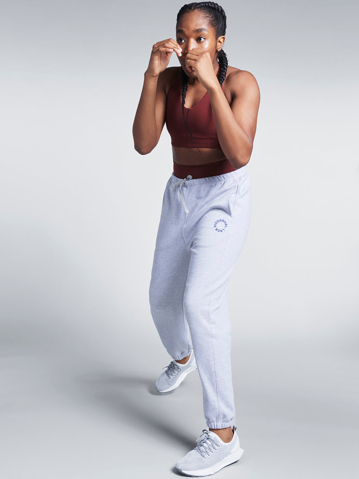 DANNY ZUKO Trackpant Light Grey Marl