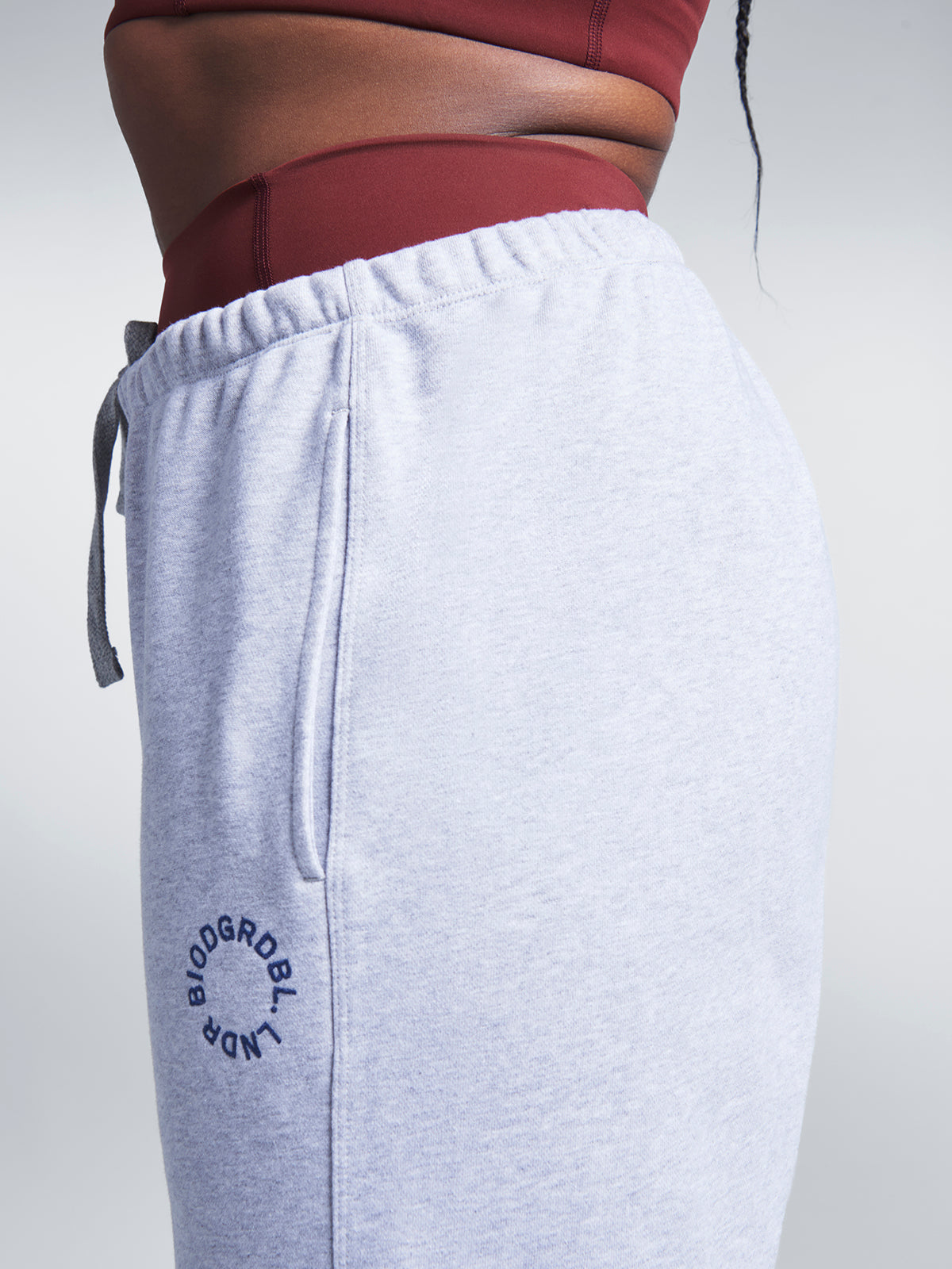 DANNY ZUKO Trackpant Light Grey Marl
