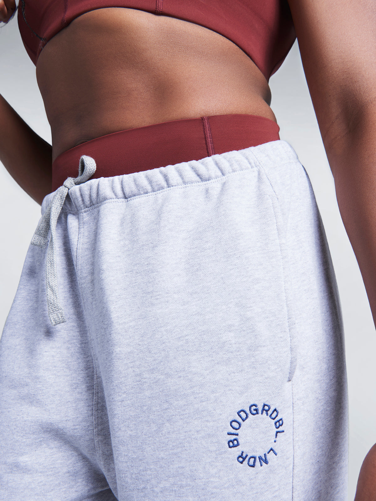 DANNY ZUKO Trackpant Light Grey Marl