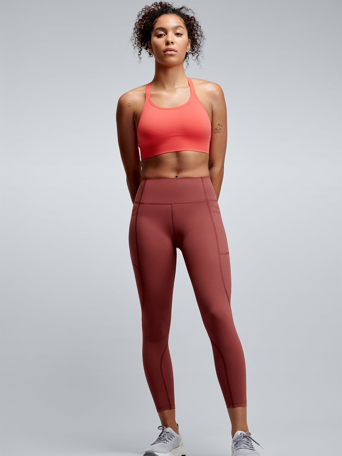 FATAL ATTRACTION RECYCLED 7/8 Legging Red Clay