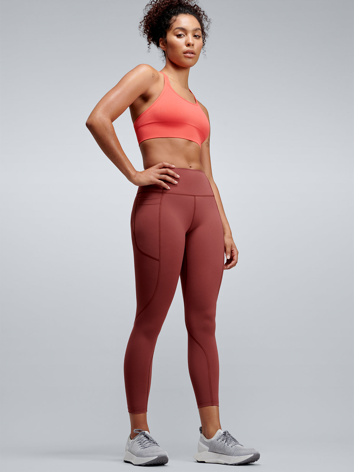 FATAL ATTRACTION RECYCLED 7/8 Legging Red Clay