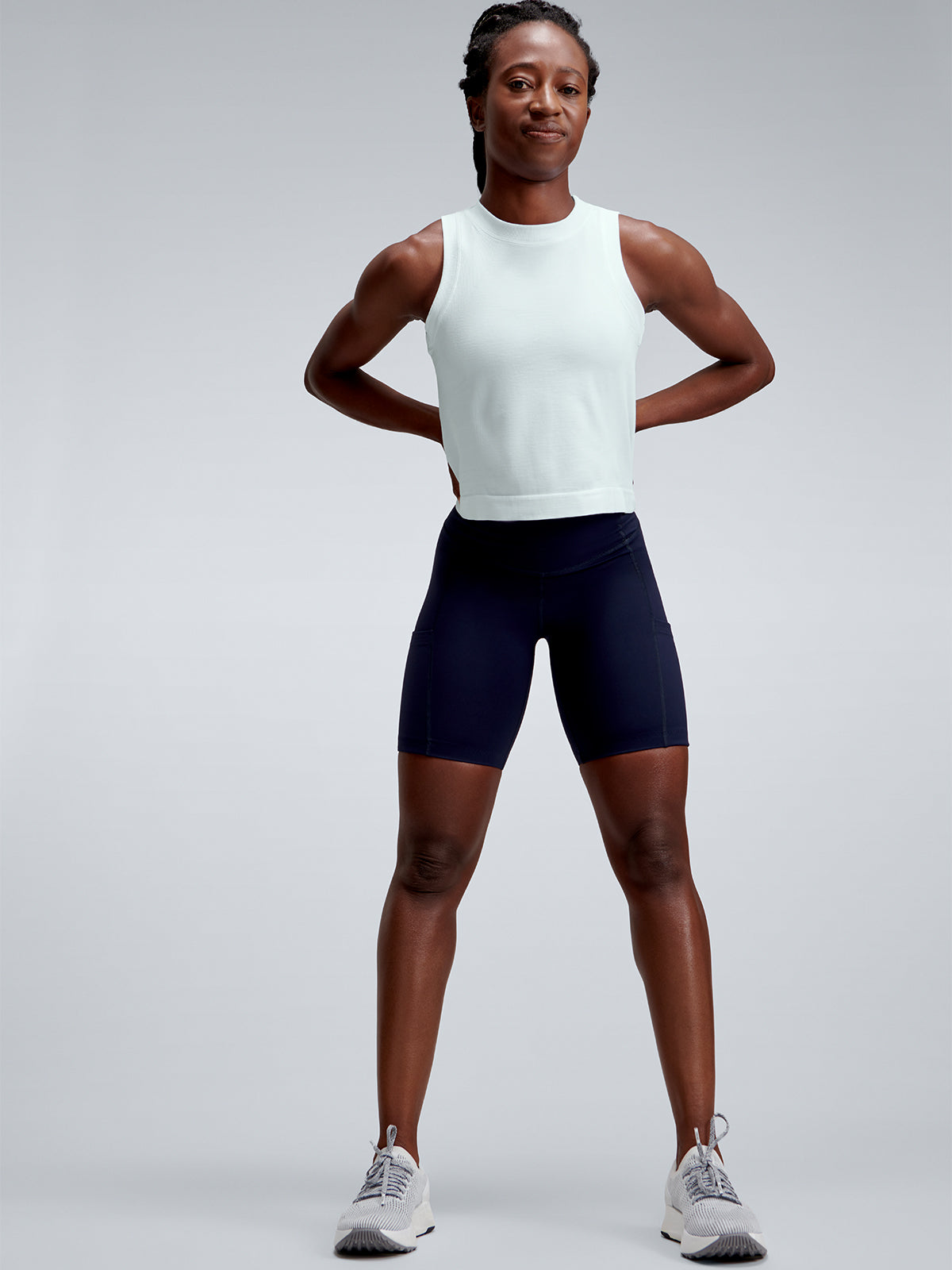 HERE TODAY Cropped Tank Mint