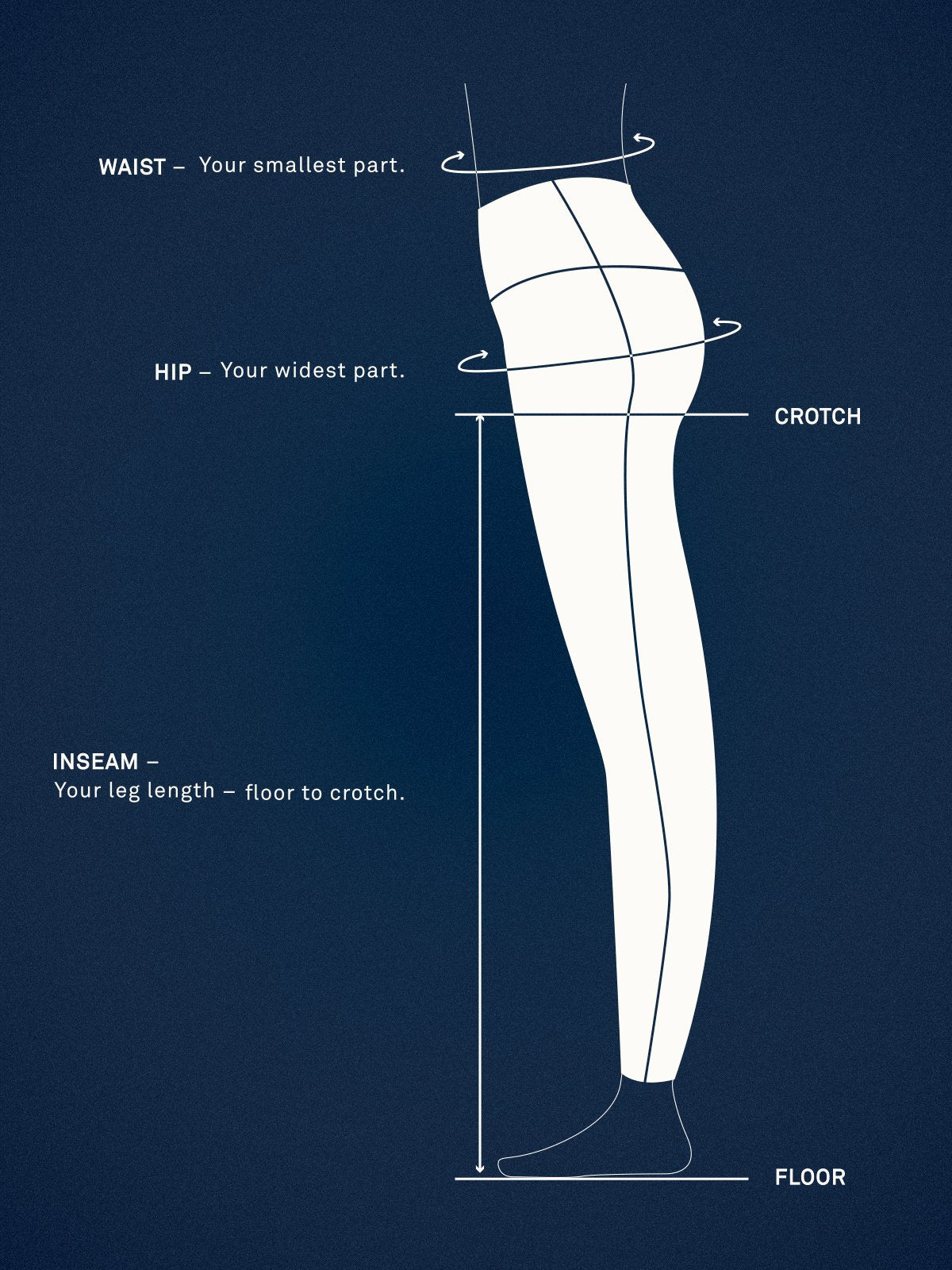 THE STREAMLINE 7/8 Legging Navy