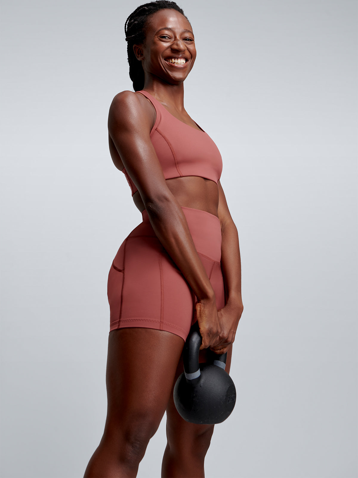 THE SUNDAY SOUL RECYCLED Sports Bra Red Clay