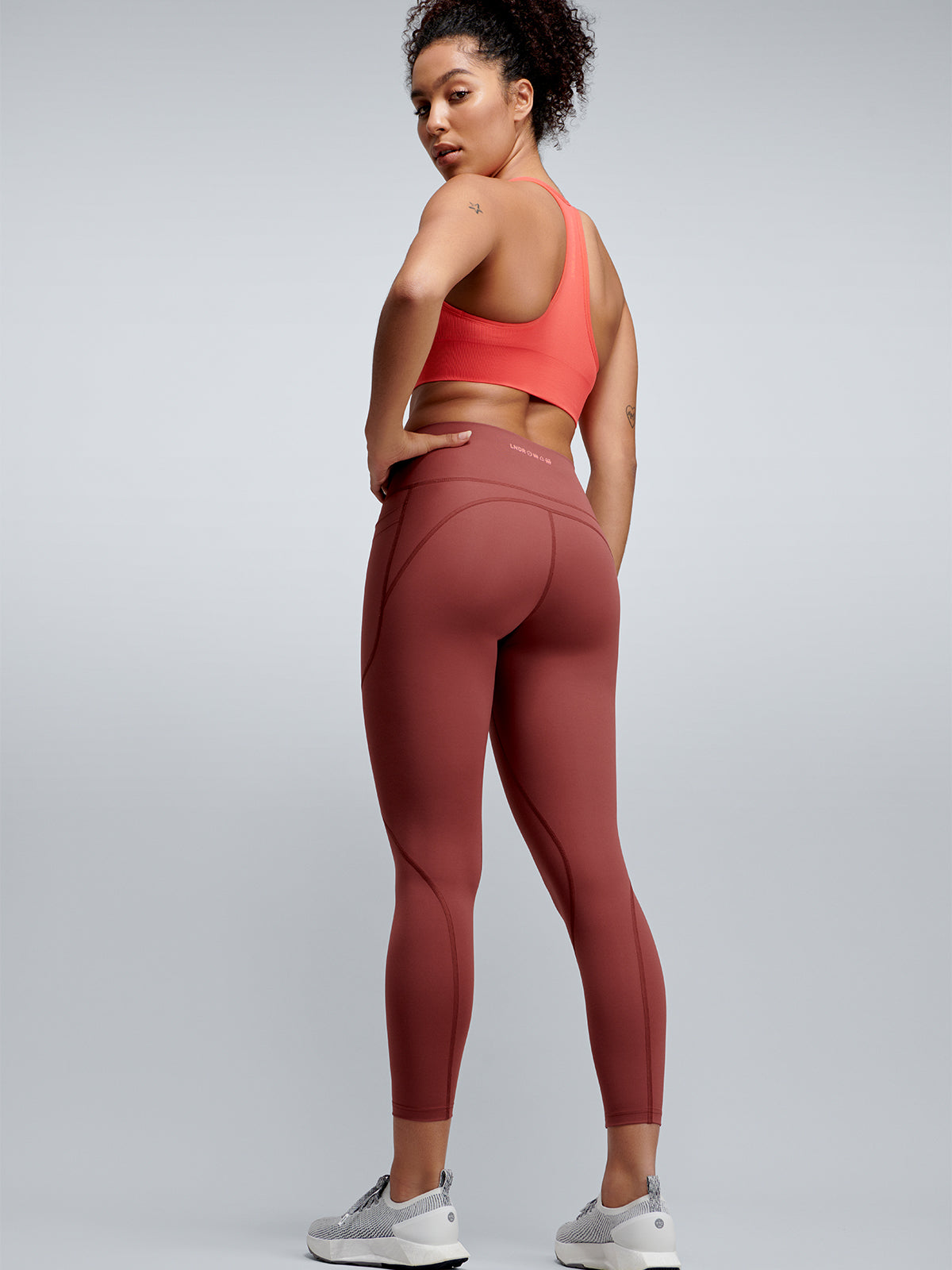 FATAL ATTRACTION RECYCLED 7/8 Legging Red Clay