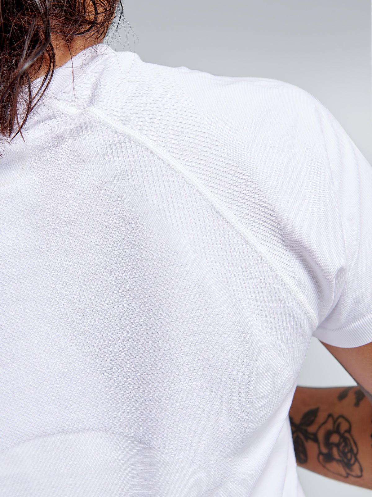 HERE TODAY Cropped Tee White