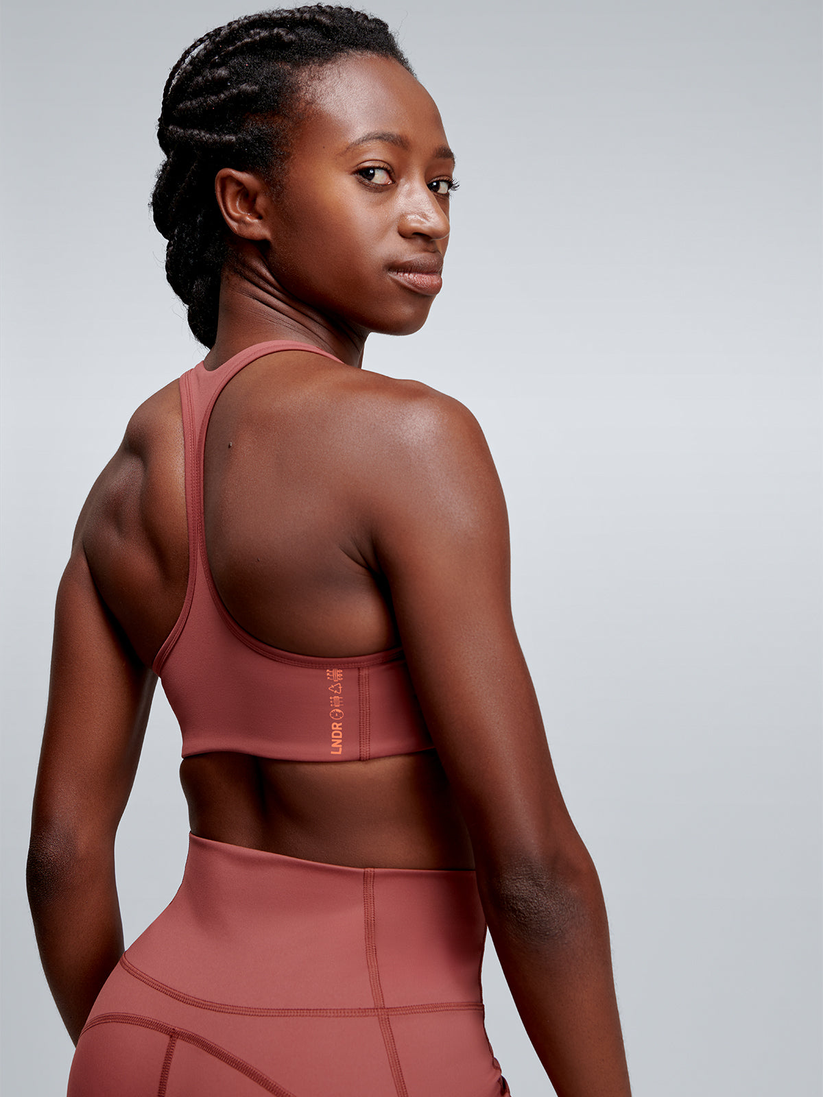THE SUNDAY SOUL RECYCLED Sports Bra Red Clay